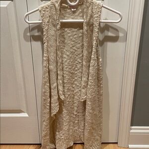 Xhilaration Cream Knit Top